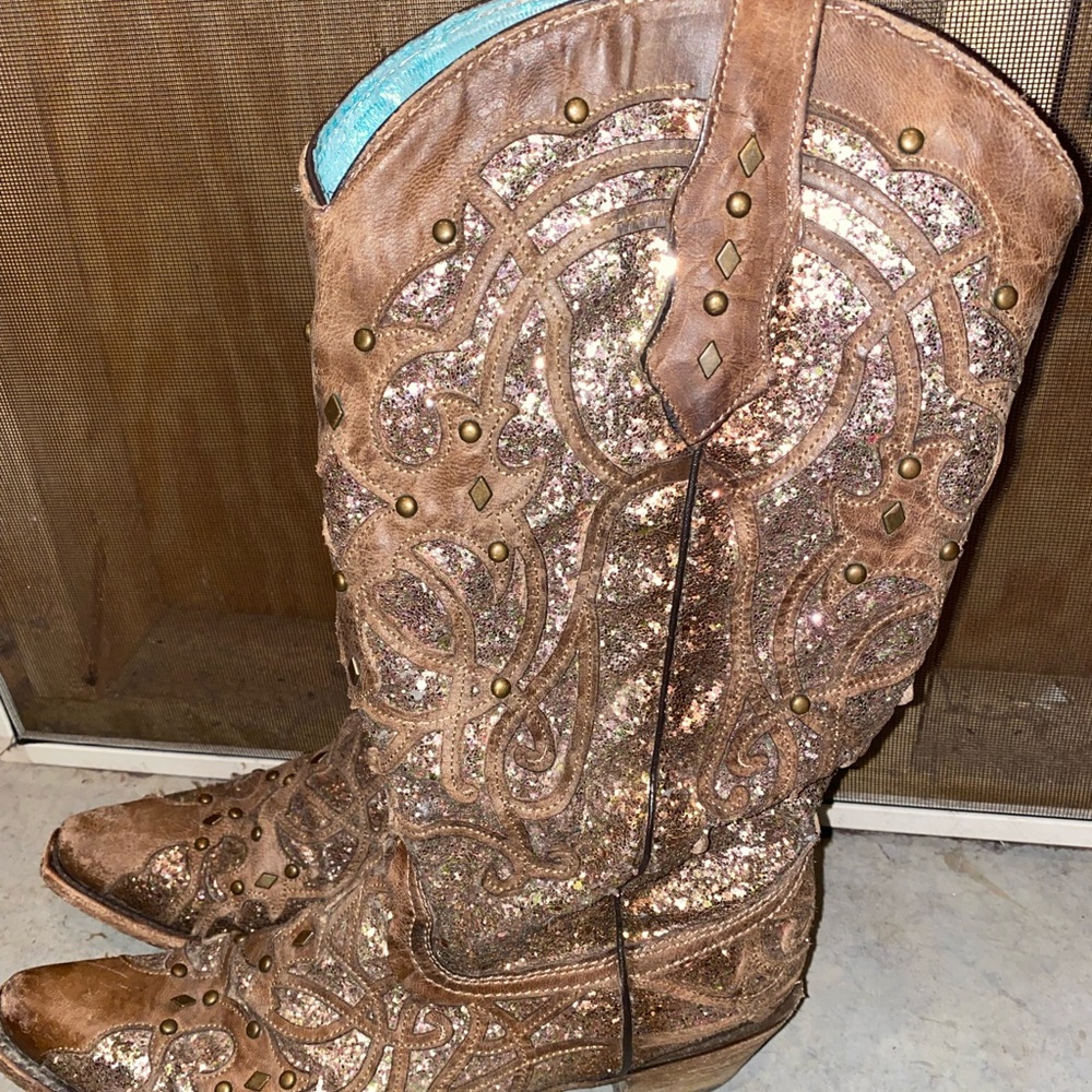 Corral Womens square toe boots